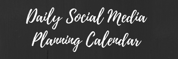 Get Organized With a Social Media Post Planning Calendar + Printable | connectinglocalbusiness.com