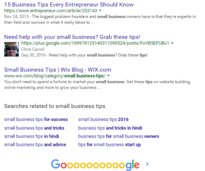 How Google Helps Your Website SEO - google releated searches
