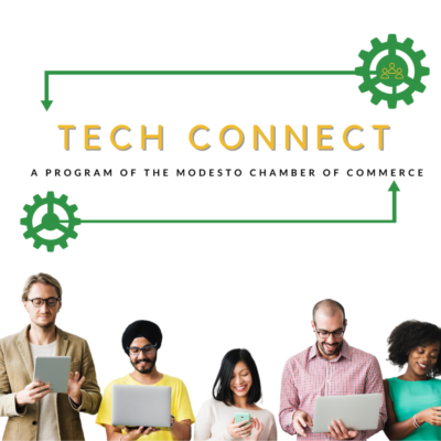 Tech Connect logo for Modesto Chamber of Commerce