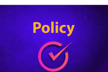 "policy" with a checkmark