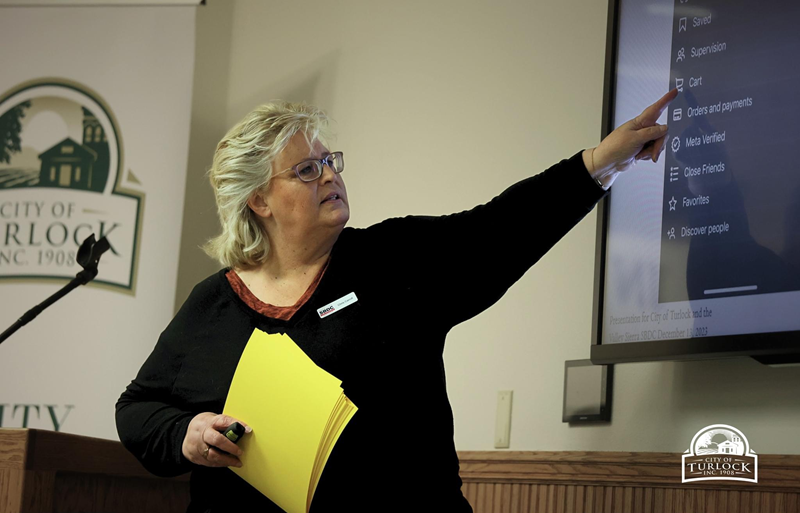 Chris-Carroll-Local Business Vivibility Consultant at City-of-Turlock-Workshop-Dec-2023